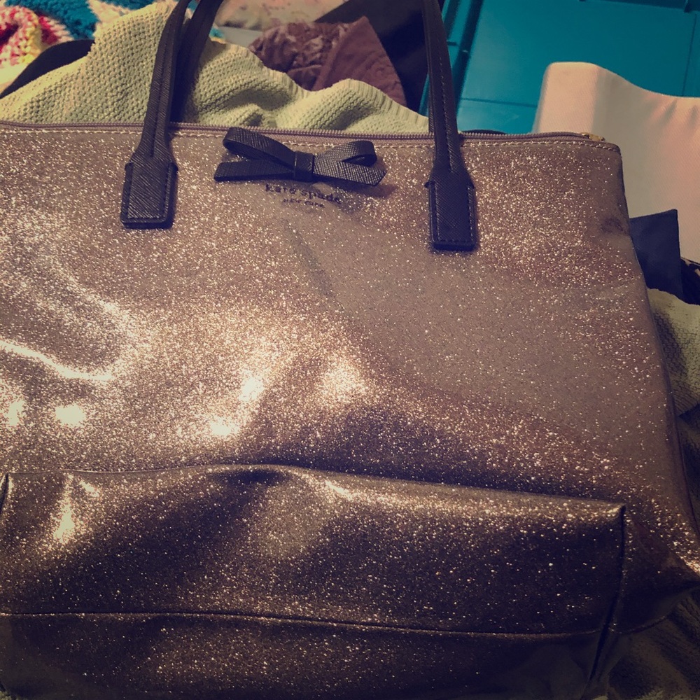 Kate spade silver glitter